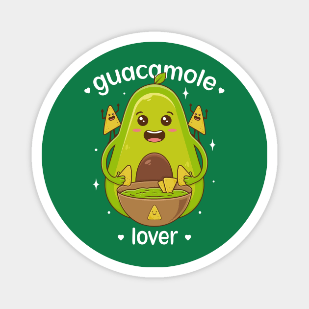 Guacamole Lover Magnet by Alundrart